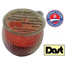 Aromatická sviečka/sklo/ JAHODA, 115 gram netto