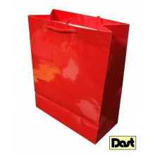 Darčeková taška červená, 26x10x32cm
