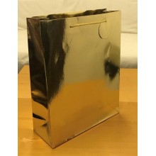 Darčeková taška zlatá, 26x10x32cm
