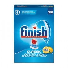 FINISH Tablety do umyvačky riadu, POWERBALL CLASSIC 100 ks, citron