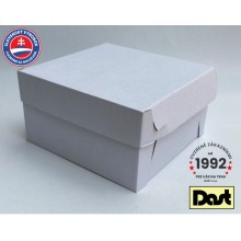 Krabica na zákusky a tortu 18x18x10 cm, mikrovlna