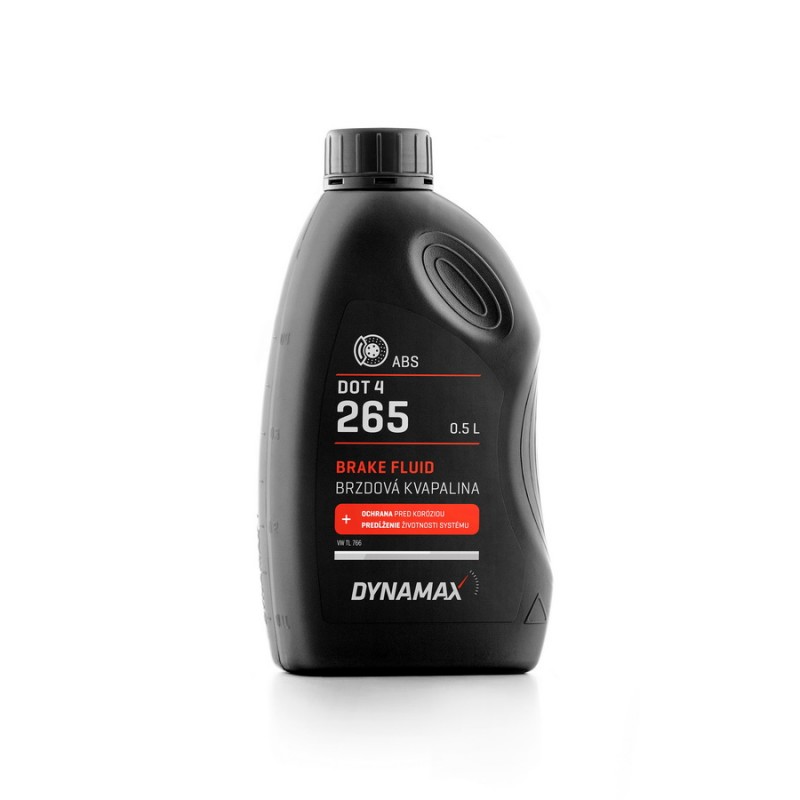 Brzdová kvapalina DOT4 265 0,5L DYNAMAX