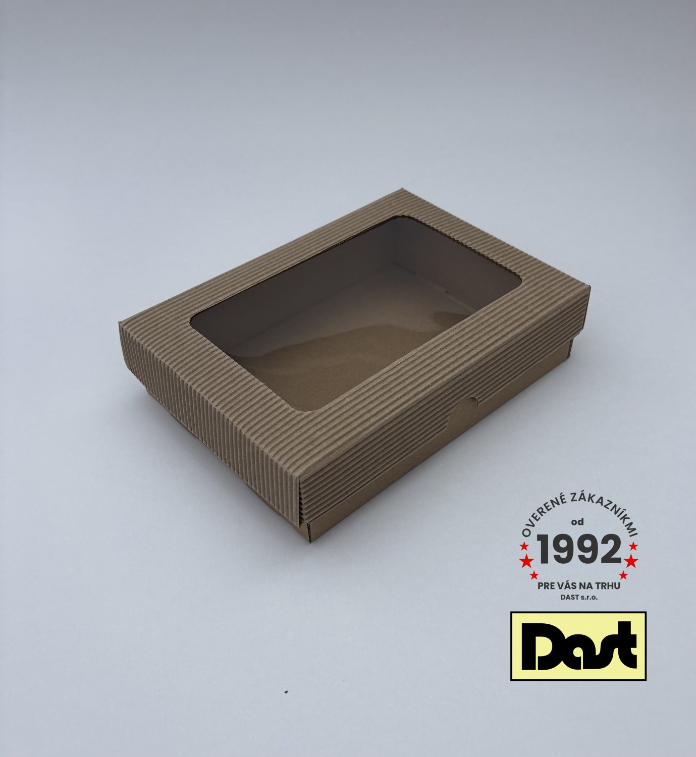 Krabička s okienkom 20x15x5cm VLNKA Krabička s okienkom 20x15x5cm VLNKA