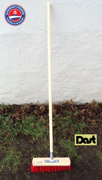 Zmeták priemyselný 300 mm, násada 140cm s kovaním