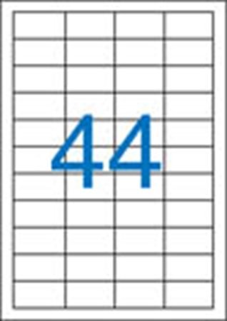 Etiketa A4, 48,5x25,4mm/44