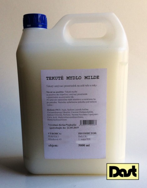 Tekuté mydlo MILDE 5 L