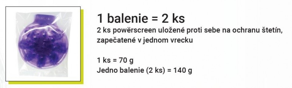 Pisoárové sítko POWERSCREEN 2x30dní