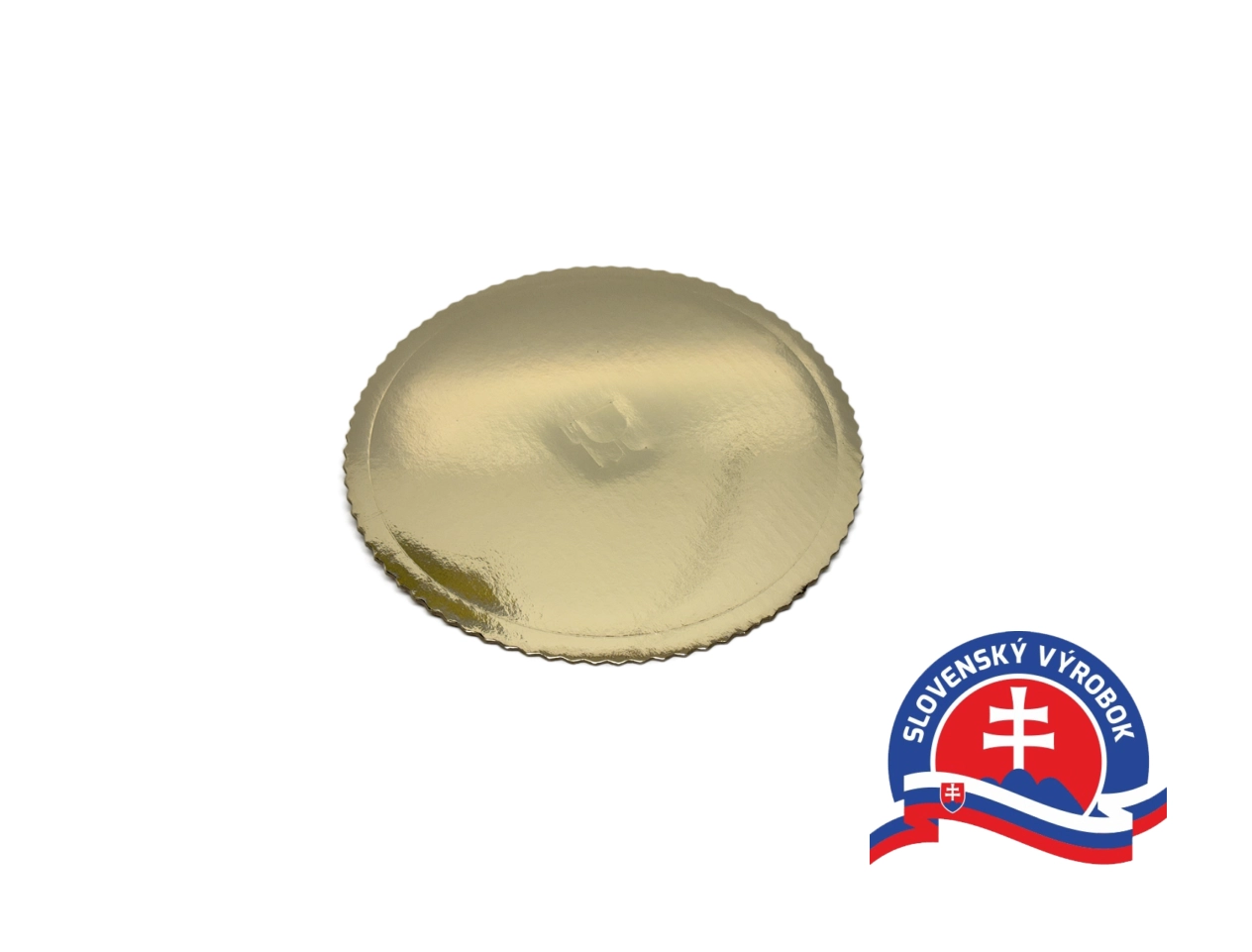 Podložka pod tortu DAST, ZLATÁ kruh 20cm/5ks, hrubka 4 mm
