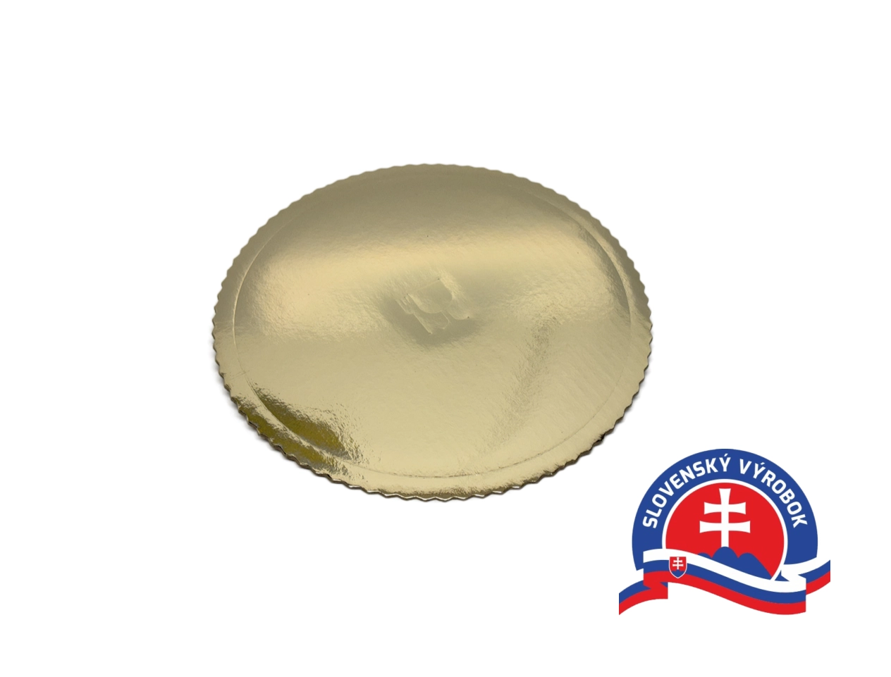 Podložka pod tortu DAST, ZLATÁ kruh 26cm/5ks, hrubka 4 mm