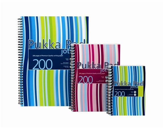Špirálový zošit A4 linajkový 200 strán, 80 gsm PUKKA PAD