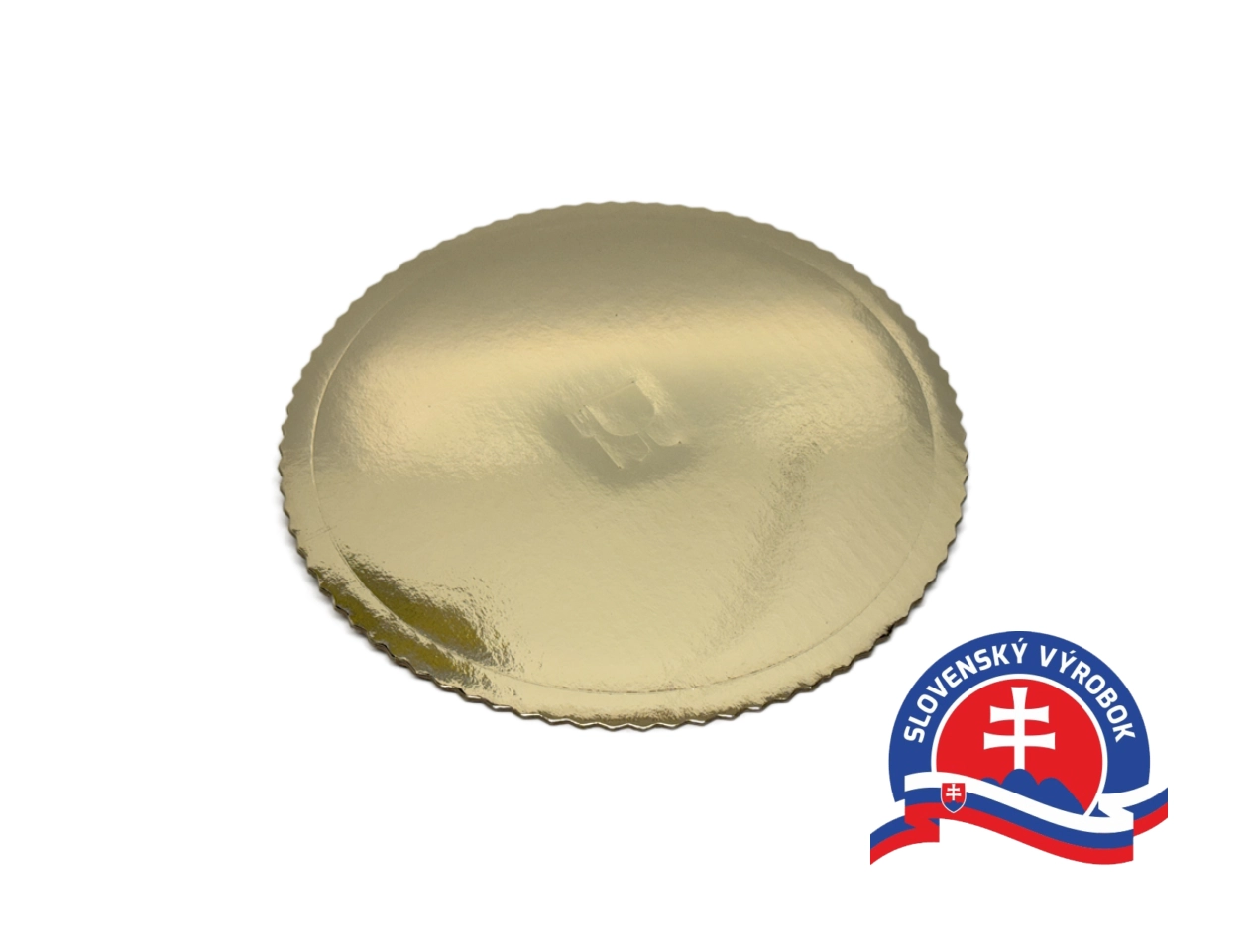 Podložka pod tortu DAST, ZLATÁ kruh 28cm/5ks, hrubka 4 mm